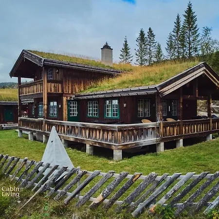 Large At Nesfjellet With Lovely View, Inddor Jacuzzi & Sauna Σπίτι διακοπών Nesbyen