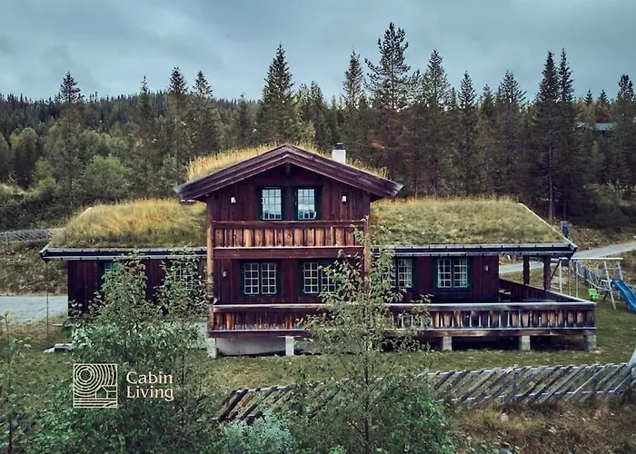 Large At Nesfjellet With Lovely View, Inddor Jacuzzi & Sauna بيت للعطل *