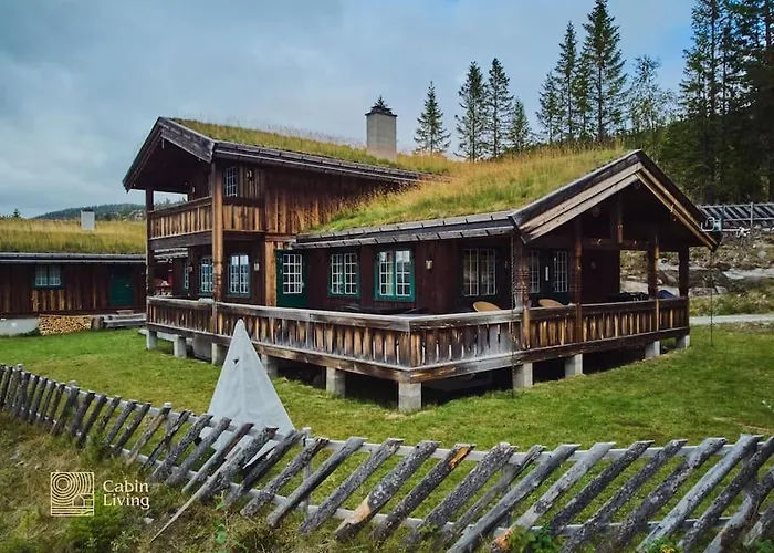 Large At Nesfjellet With Lovely View, Inddor Jacuzzi & Sauna بيت للعطل نيسبين