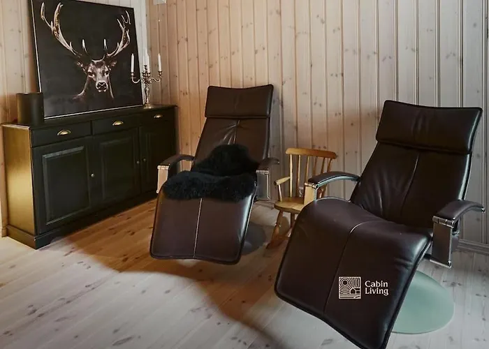 بيت للعطل Large At Nesfjellet With Lovely View, Inddor Jacuzzi & Sauna