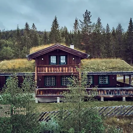 Large At Nesfjellet With Lovely View, Inddor Jacuzzi & Sauna Дом отдыха *