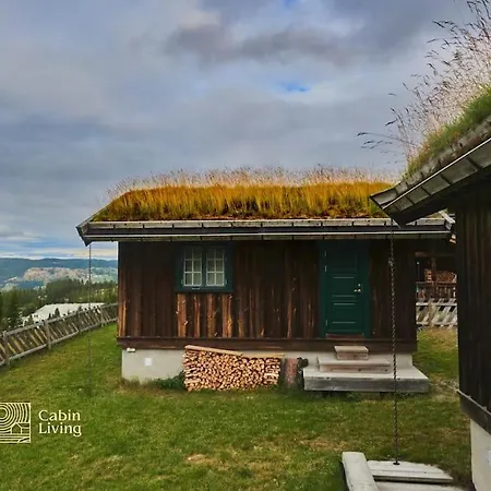 Дом отдыха Large At Nesfjellet With Lovely View, Inddor Jacuzzi & Sauna Несбиен